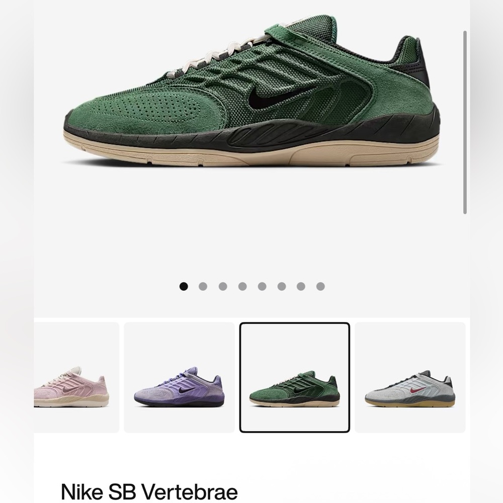 Nike SB Green and Black Sneakers